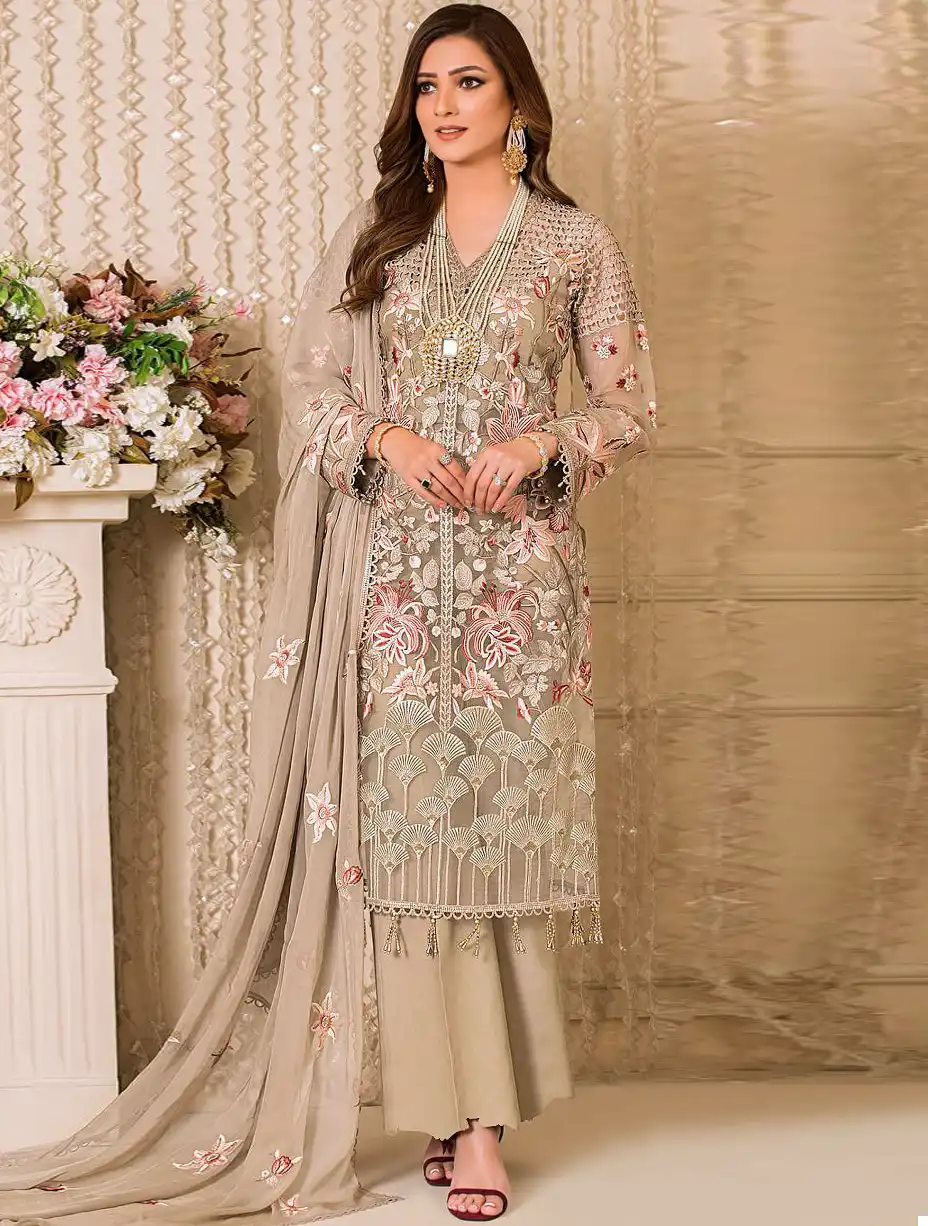 Fepic C 1589 Organza Wholesale Pakistani Salwar Suit