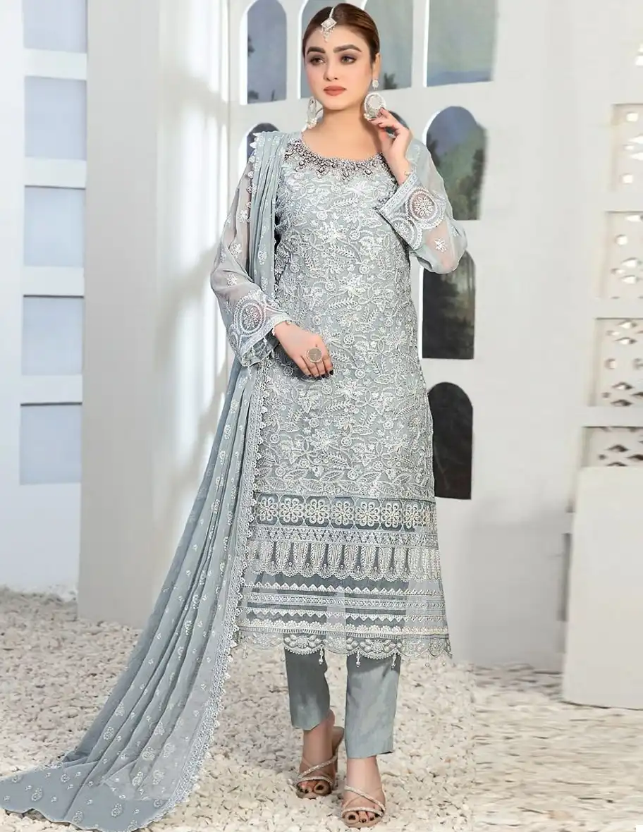 Fepic C 1596 Organza Wholesale Pakistani Salwar Suit