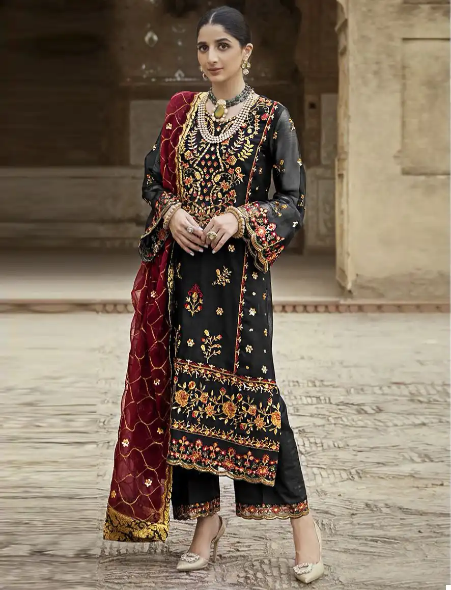 Fepic C 1723 Organza Wholesale Pakistani Salwar Suit