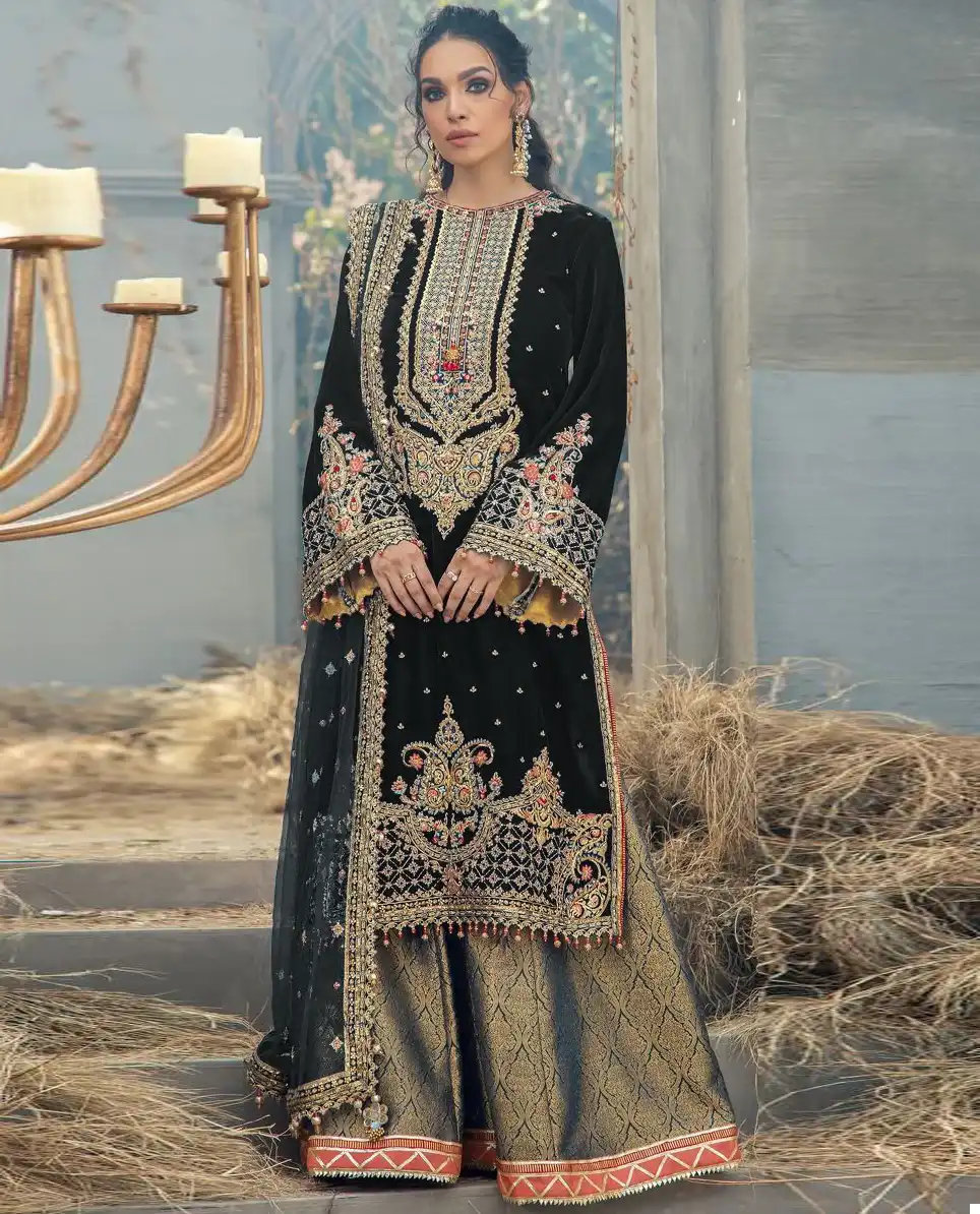 Fepic D 5221 Velvet Wholesale Pakistani Salwar Suit Catalog - Image 3
