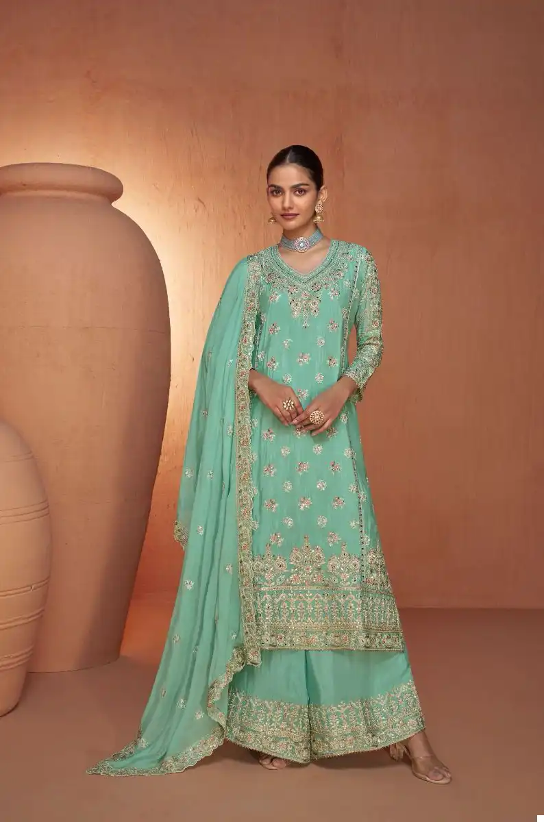 Gulkayra Designer Gazal Real Chinon Wholesale Designer Readymade Salwar Suit Catalog - Image 3