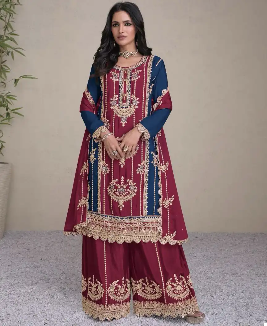 Gulkayra Designer Sabina Real Chinon Wholesale Designer Readymade Salwar Suit Catalog