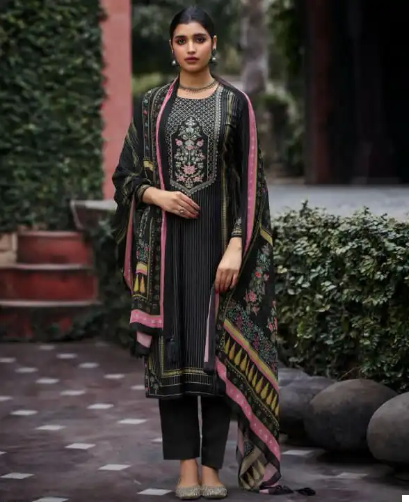 Ibiza Rubai Pure Bambarg Muslin Wholesale Designer Salwar Suit Catalog