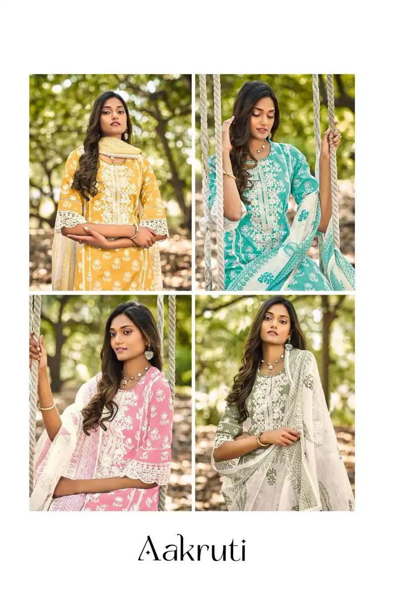 Jayvijay Aakruti 3169 Pure Cotton Block Print Wholesale Fancy Salwar Suit Catalog - Image 4