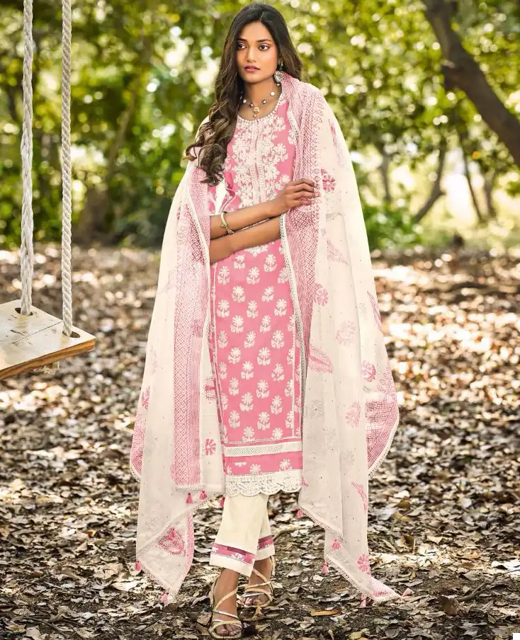 Jayvijay Aakruti 3169 Pure Cotton Block Print Wholesale Fancy Salwar Suit Catalog