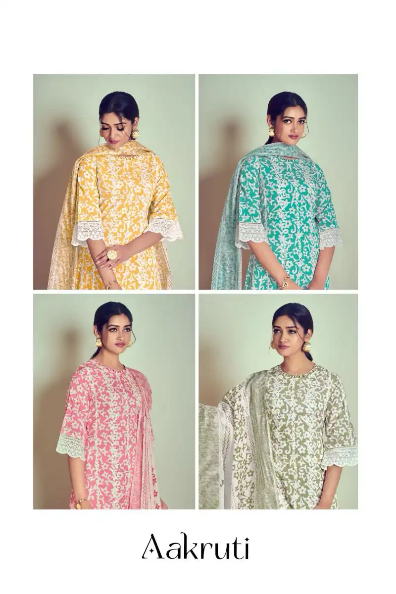 Jayvijay Aakruti 3170 Pure Cotton Block Print Wholesale Fancy Salwar Suit Catalog - Image 4