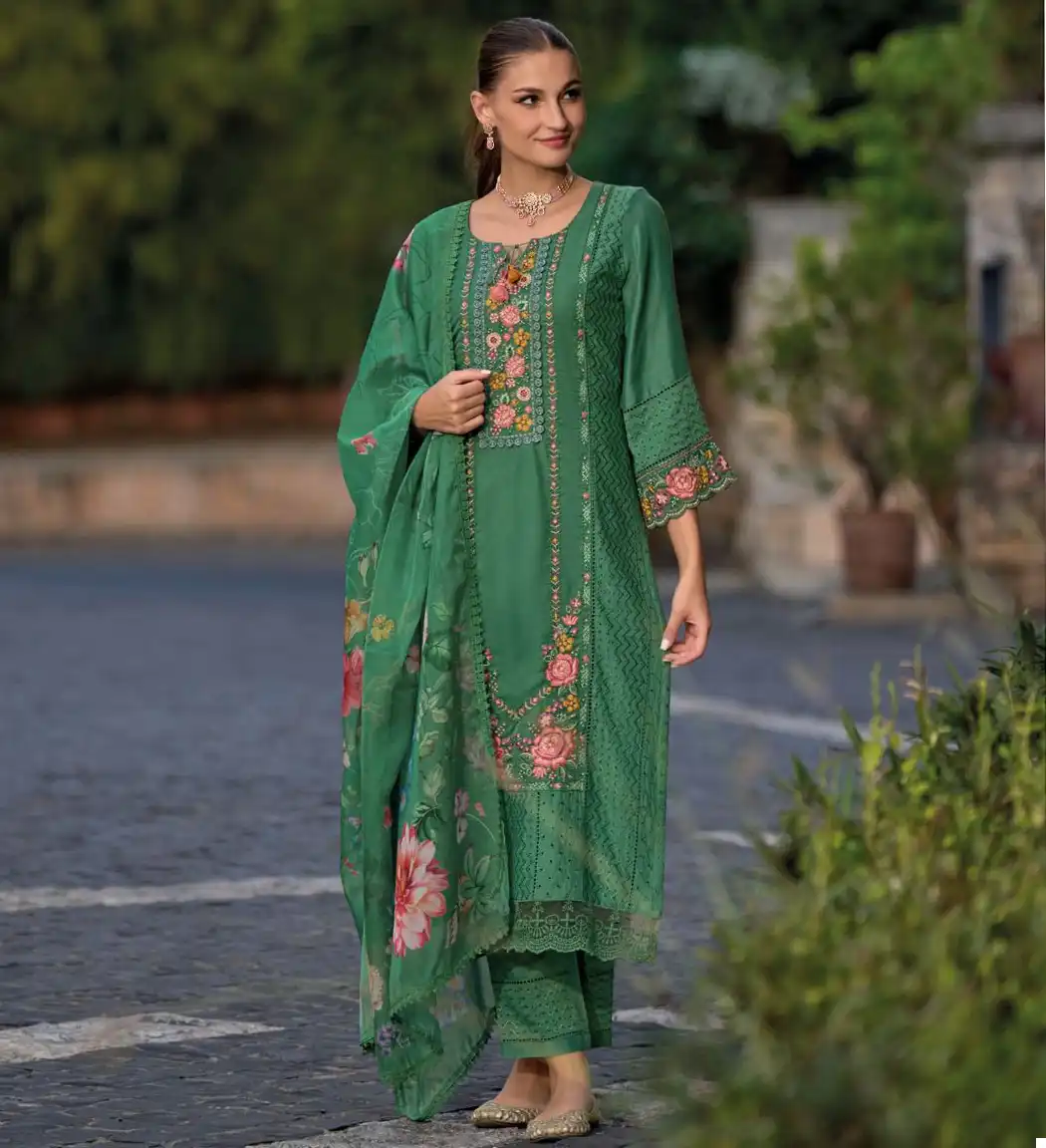 Kailee Fashion Safaranama Vol 3 Pure Viscose Muslin Wholesale Fancy Readymade Salwar Suit Catalog