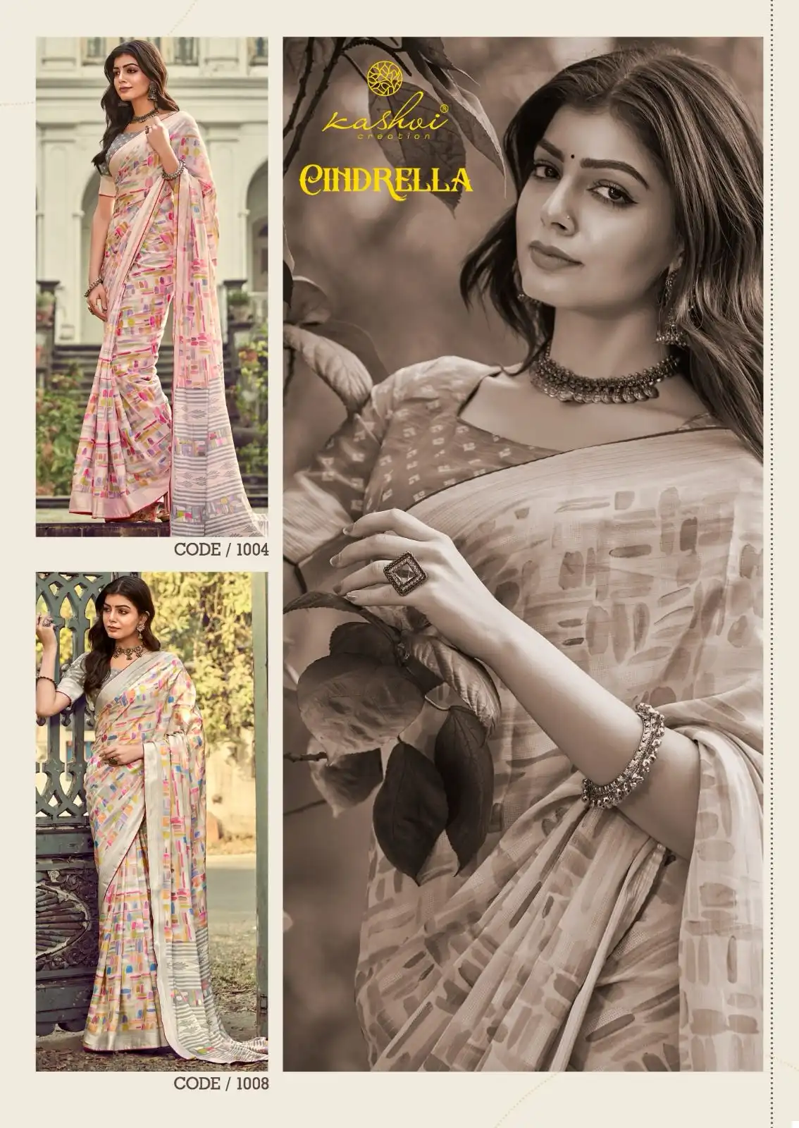 Kashvi Creation Cindrella Viscose Georgette Wholesale Fancy Sarees Catalog - Image 10