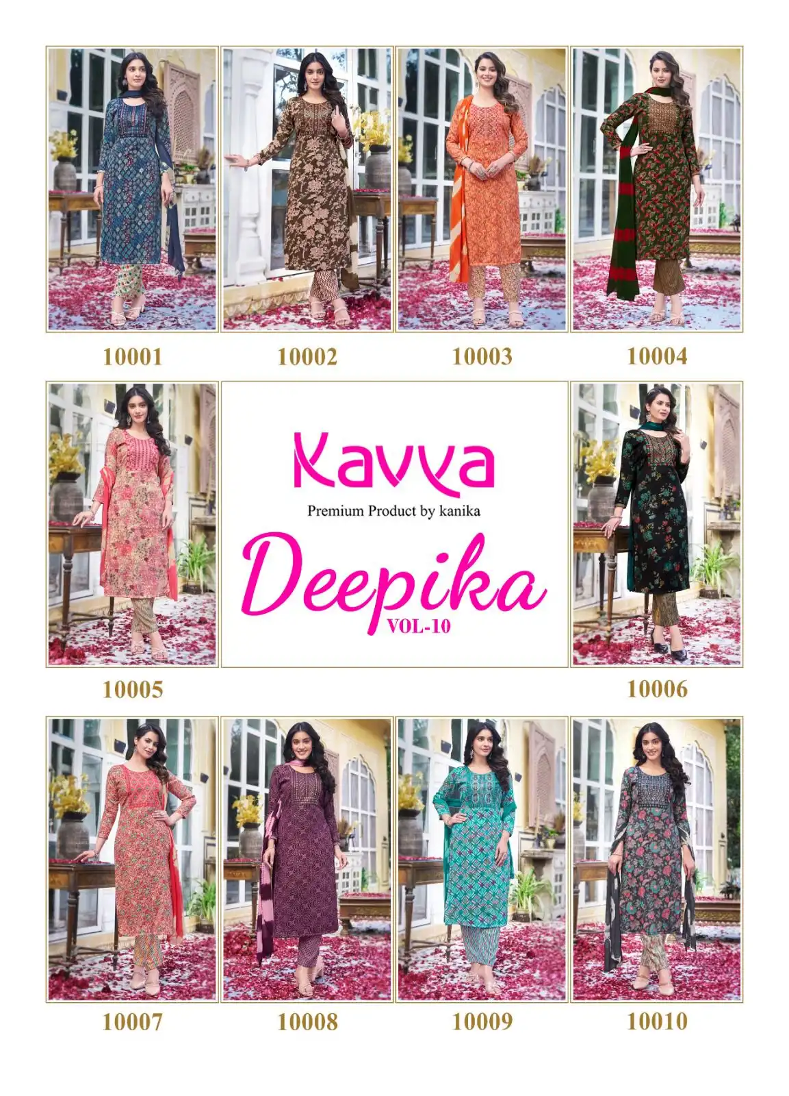 Kavya Deepika Vol 10 Premium Quality Capsule Wholesale Readymade Salwar Suit Catalog — Wholesale Salwar Suits, Kavya wholesale from Surat — view 11