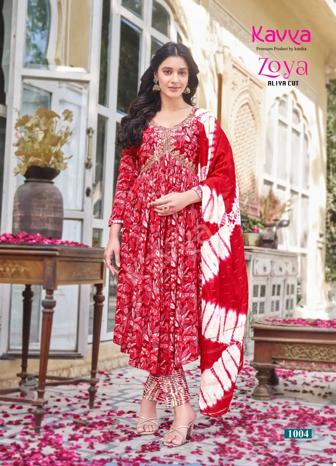Kavya Zoya Vol 1 Premium Quality Rayon Foil Print Wholesale Readymade Salwar Suit Catalog — Wholesale Salwar Suits, Kavya wholesale from Surat - Gallery Image 9