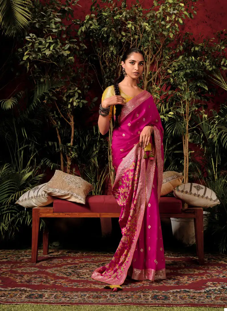 Kimora Anokhi Viscose Silk Wholesale Fancy Sarees Catalog — Wholesale Sarees, Kimora wholesale from Surat - Gallery Image 3