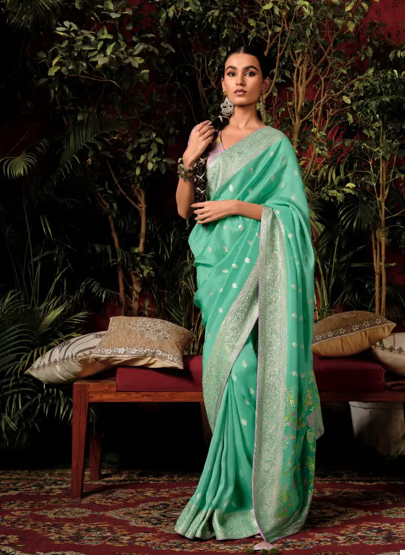 Kimora Anokhi Viscose Silk Wholesale Fancy Sarees Catalog — Wholesale Sarees, Kimora wholesale from Surat - Gallery Image 5