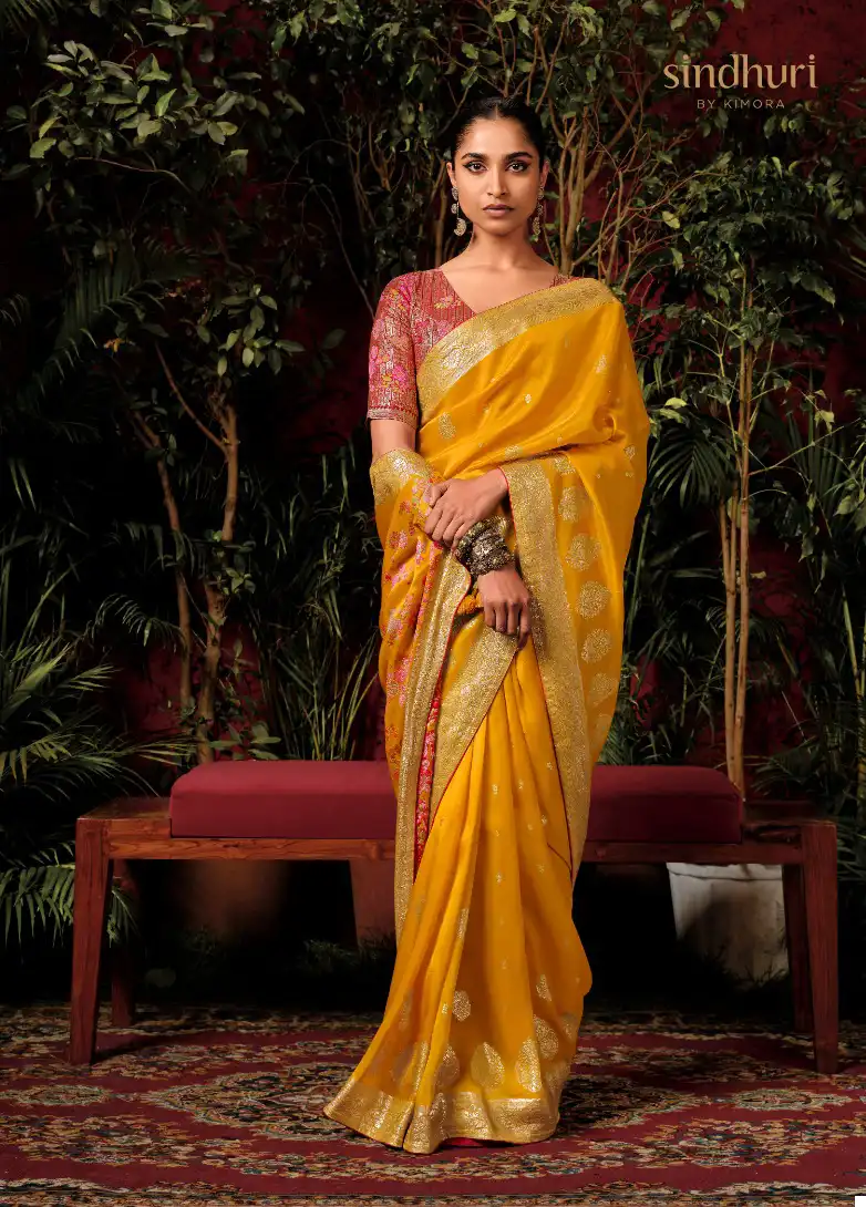 Kimora Anokhi Viscose Silk Wholesale Fancy Sarees Catalog — Wholesale Sarees, Kimora wholesale from Surat - Gallery Image 7