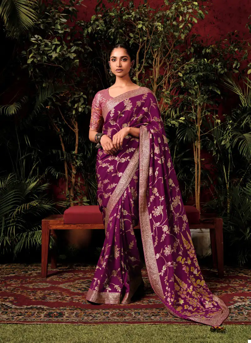 Kimora Anokhi Viscose Silk Wholesale Fancy Sarees Catalog — Wholesale Sarees, Kimora wholesale from Surat - Gallery Image 8