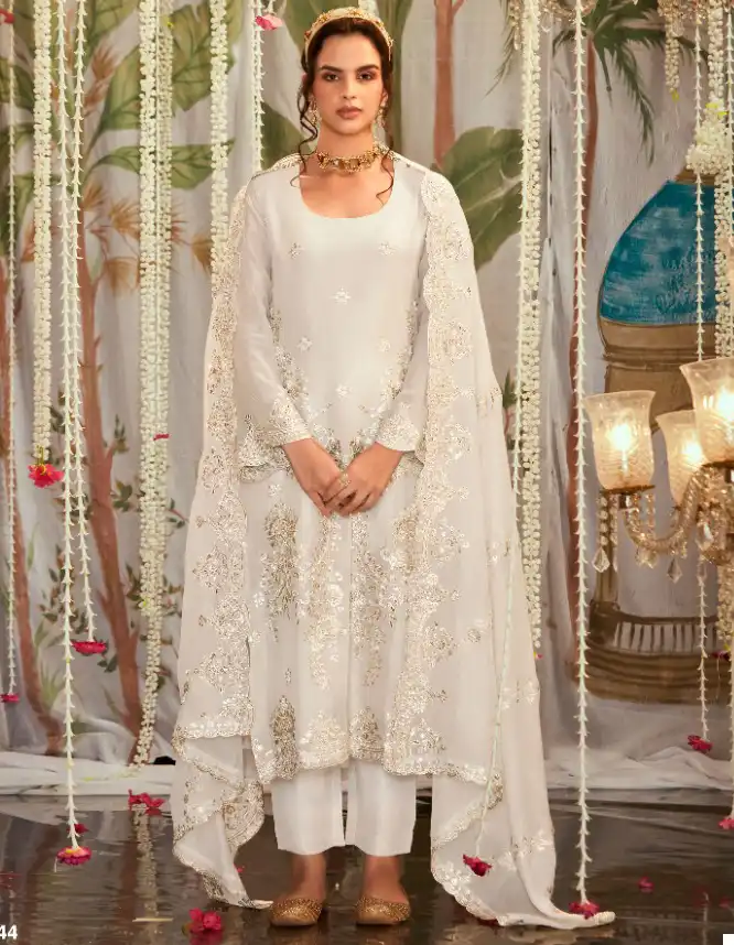Kimora Itrh Pure Organza Wholesale Designer Salwar Suit Catalog — Wholesale Salwar Suits, MPA wholesale from Surat — view 1