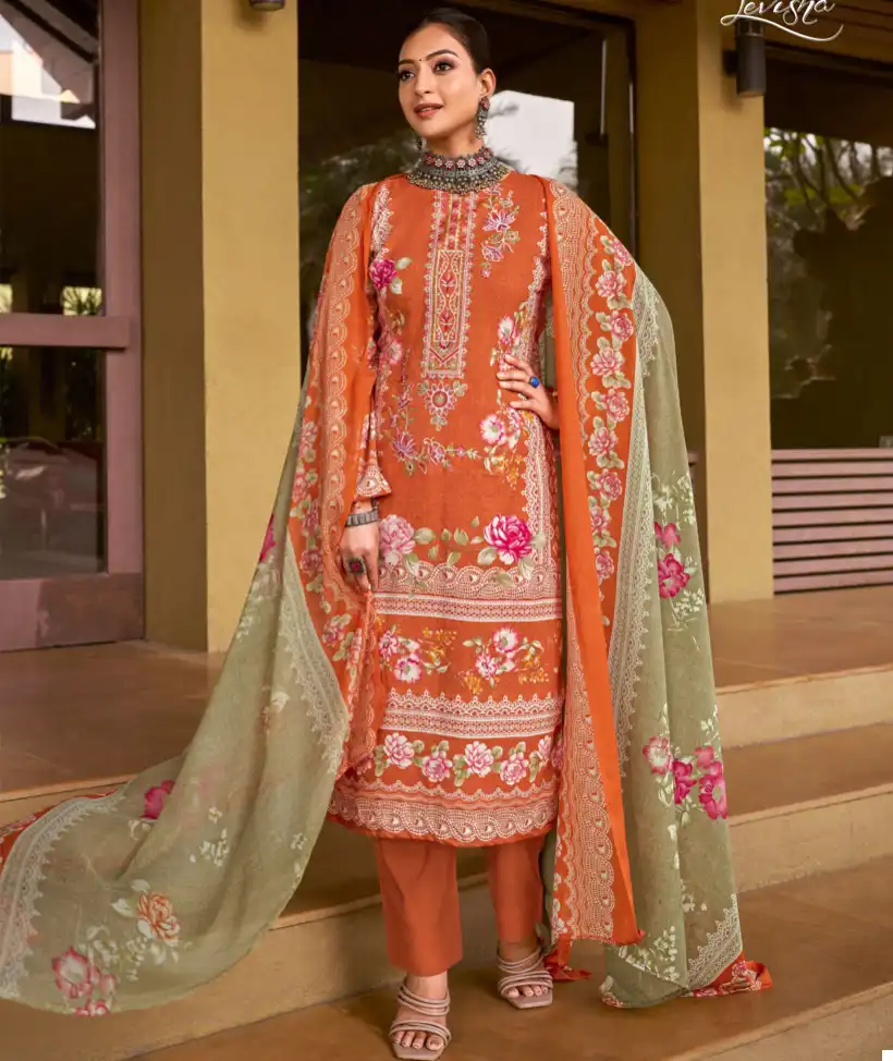 Levisha Shehnaz Cemric Cotton Pakistani Print Wholesale Pakistani Salwar Suit Catalog