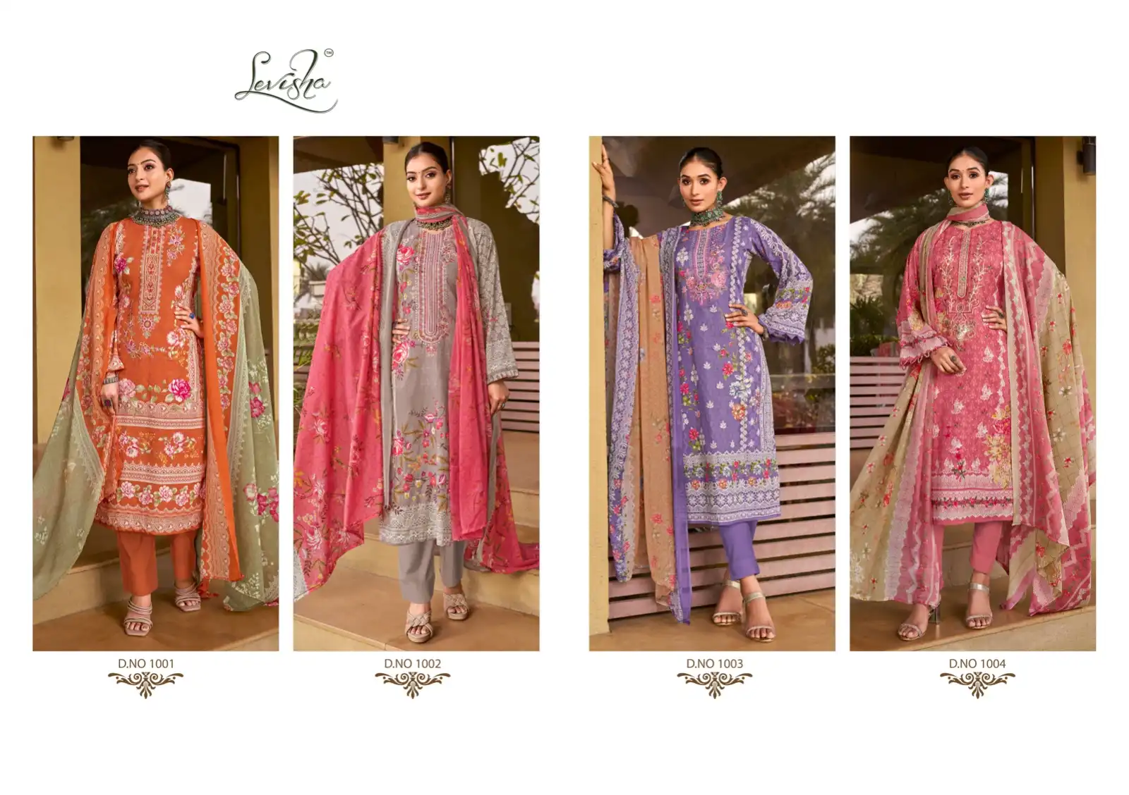 Levisha Shehnaz Cemric Cotton Pakistani Print Wholesale Pakistani Salwar Suit Catalog - Image 5