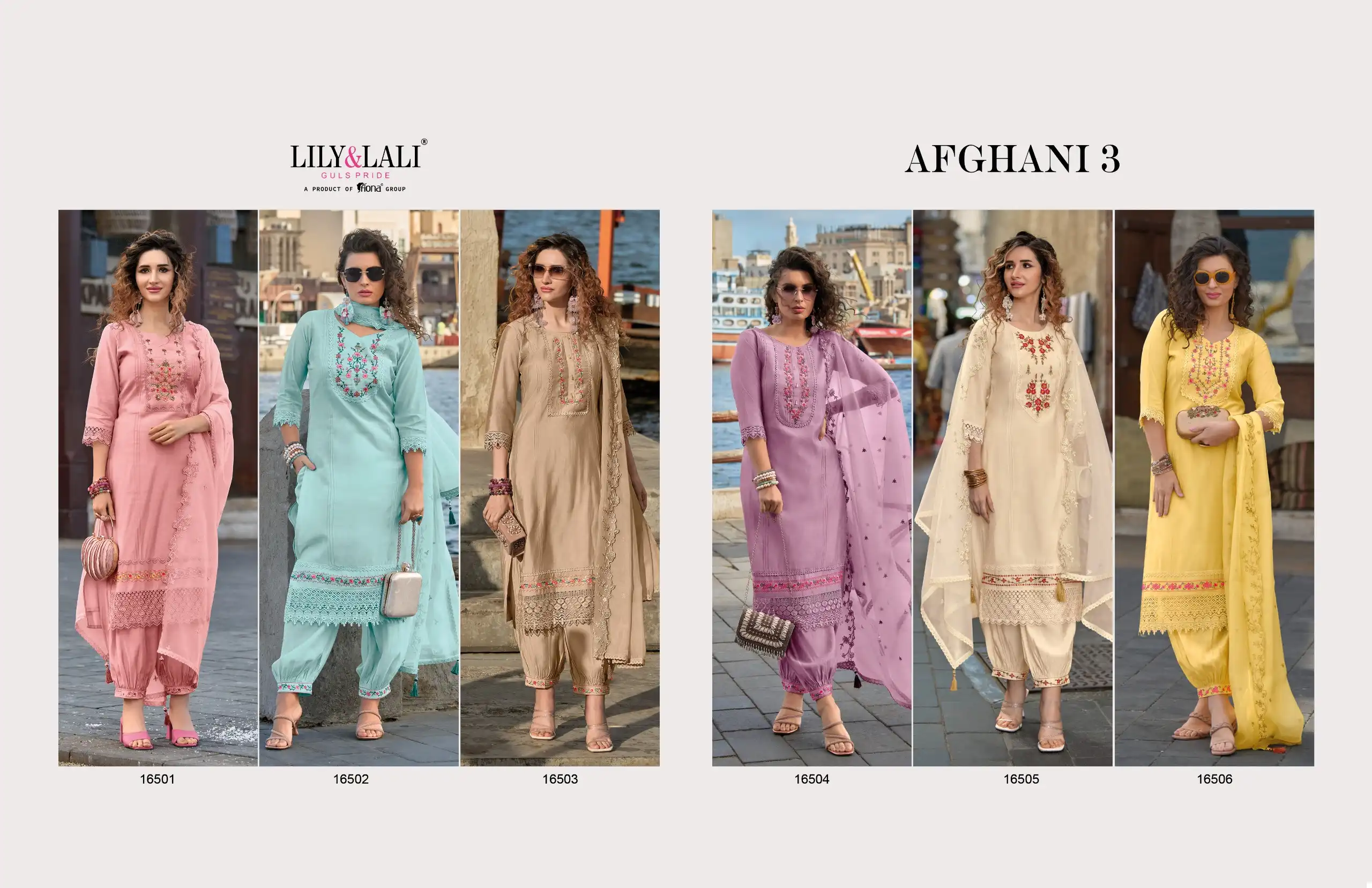 Lily & Lali Afghani 3 Milan Silk Wholesale Designer Readymade Salwar Suit Catalog - Image 6