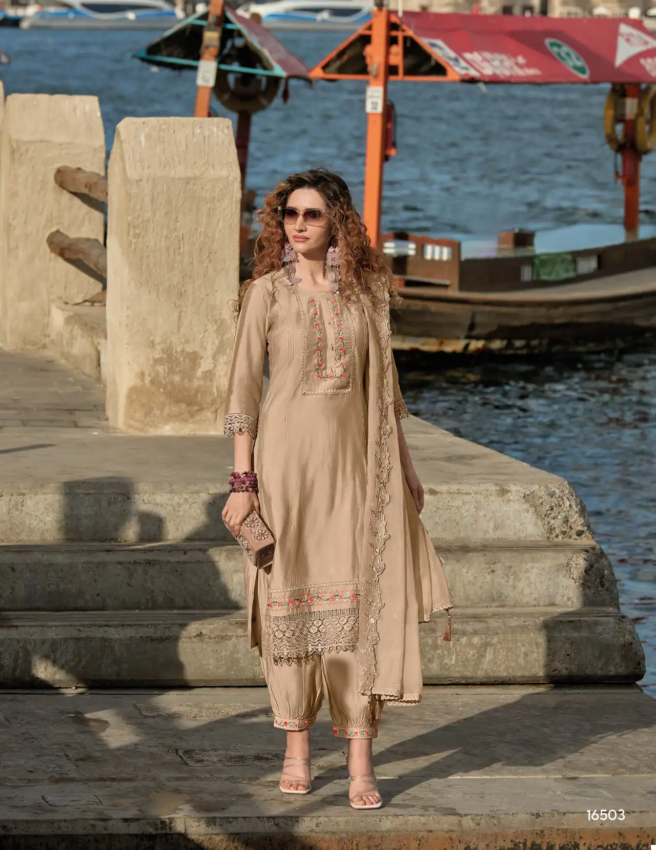 Lily & Lali Afghani 3 Milan Silk Wholesale Designer Readymade Salwar Suit Catalog - Image 3