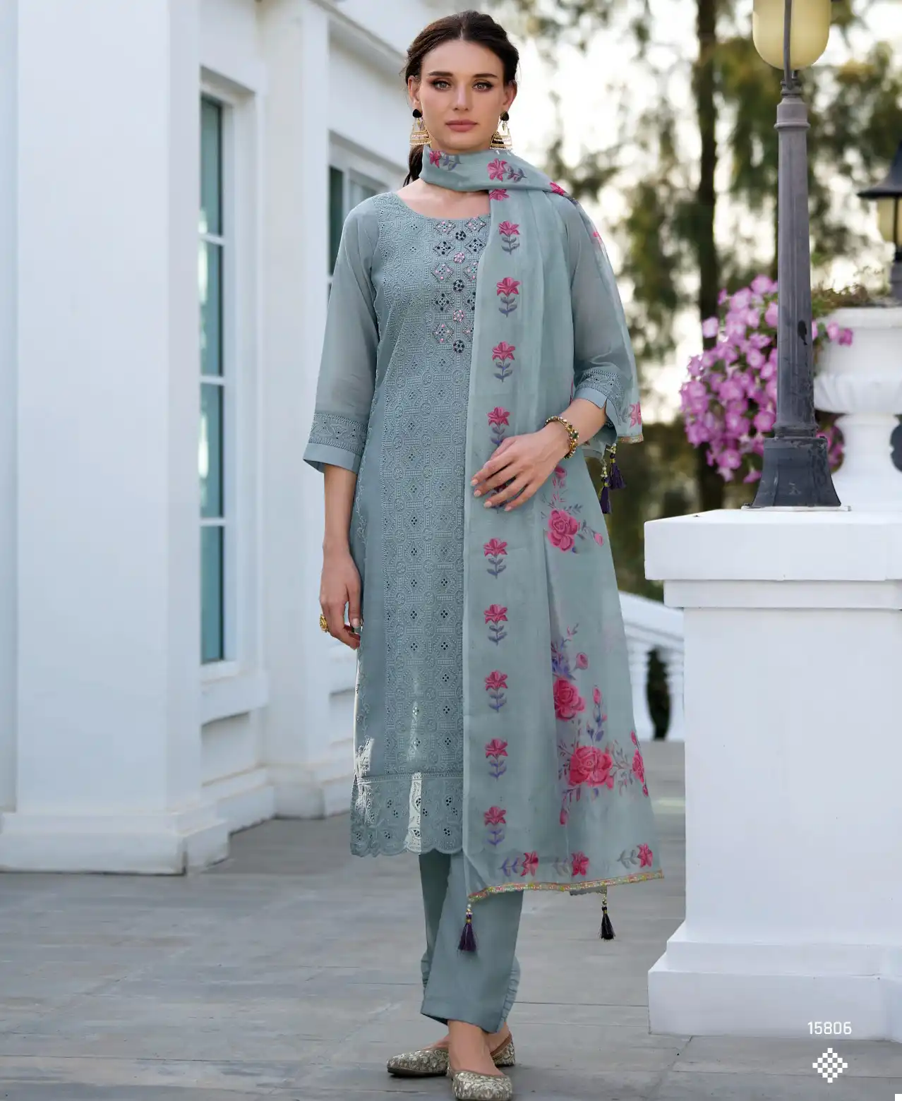 Lily & Lali Chikankari Vol 3 Chanderi Silk Wholesale Designer Readymade Salwar Suit Catalog