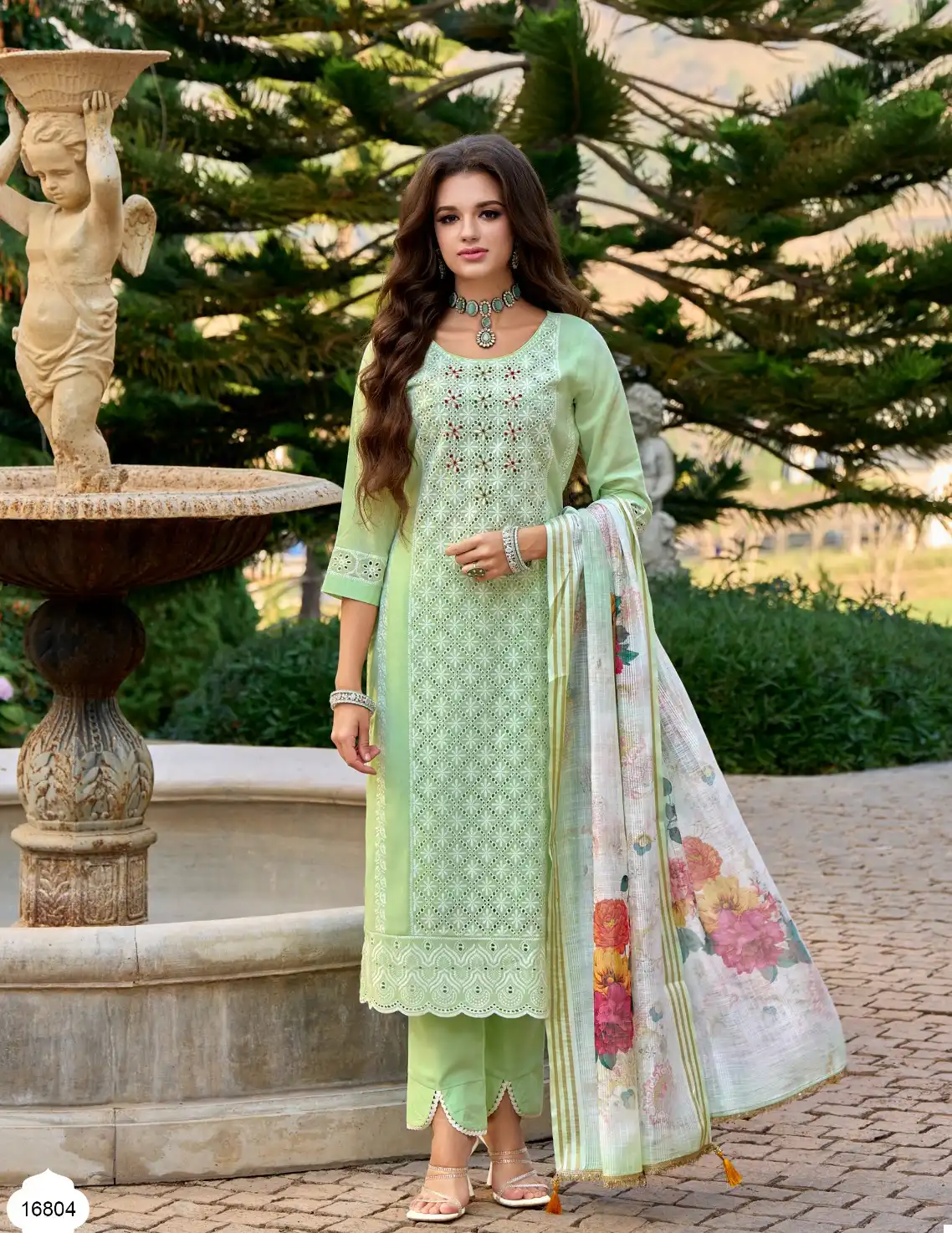 Lily & Lali Cotton Carnival Cambric Cotton With Cotton Lining Wholesale Readymade Salwar Suit Catalog - Image 4