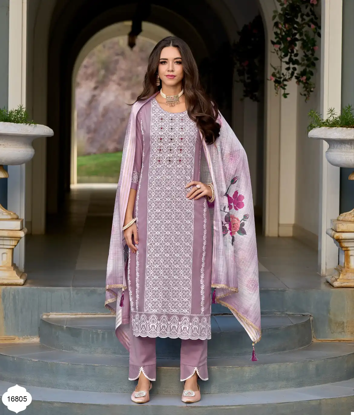 Lily & Lali Cotton Carnival Cambric Cotton With Cotton Lining Wholesale Readymade Salwar Suit Catalog - Image 5