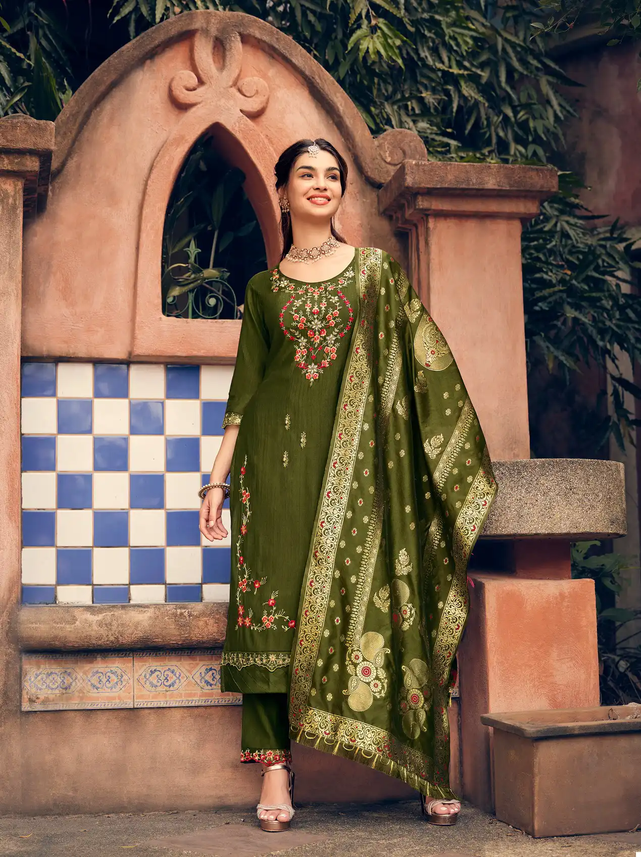Lily & Lali Hasmeena Vol 2 Viscose Wholesale Designer Readymade Salwar Suit Catalog - Image 3