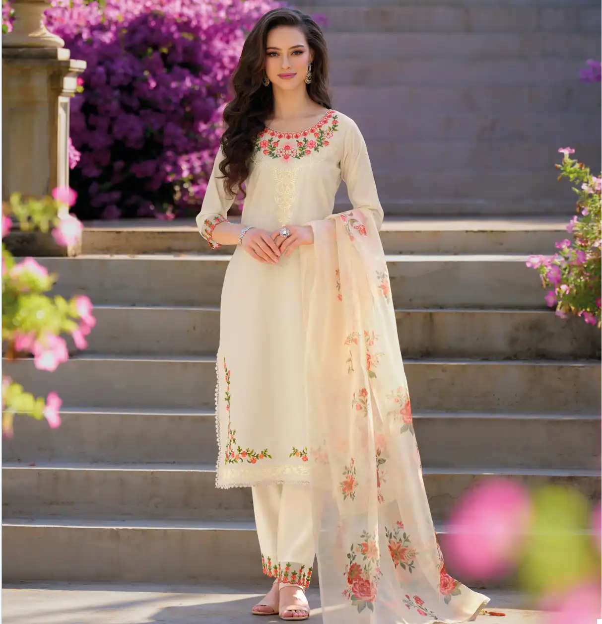 Lily & Lali Navyaa Organza Wholesale Fancy Readymade Salwar Suit Catalog