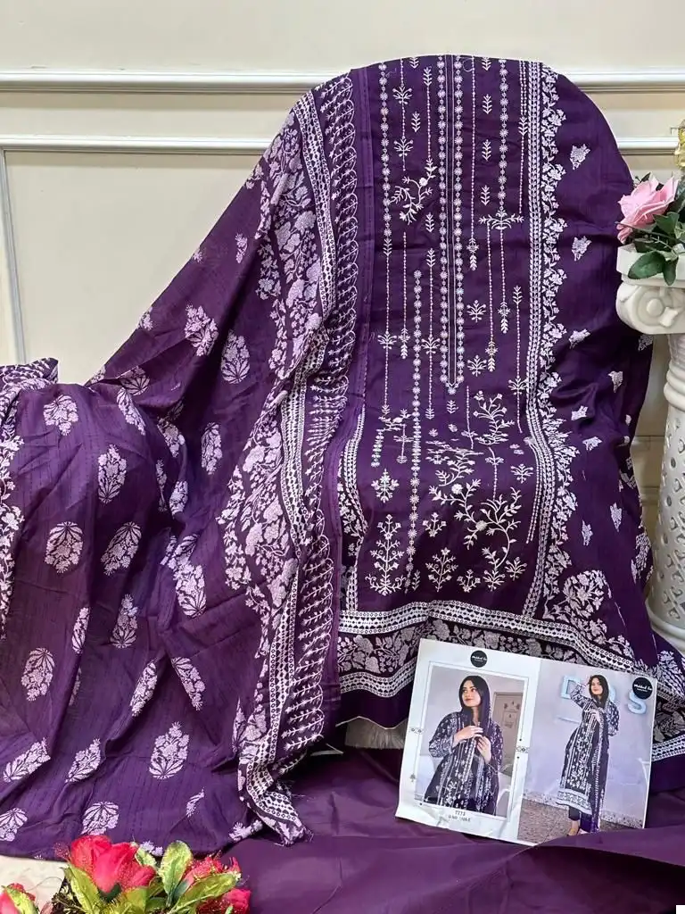 Mehboob Tex Design No 1109 Lawn Cotton Wholesale Pakistani Salwar Suit Catalog - Image 8