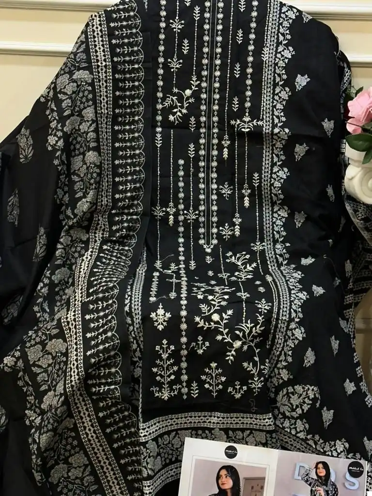 Mehboob Tex Design No 1109 Lawn Cotton Wholesale Pakistani Salwar Suit Catalog - Image 12