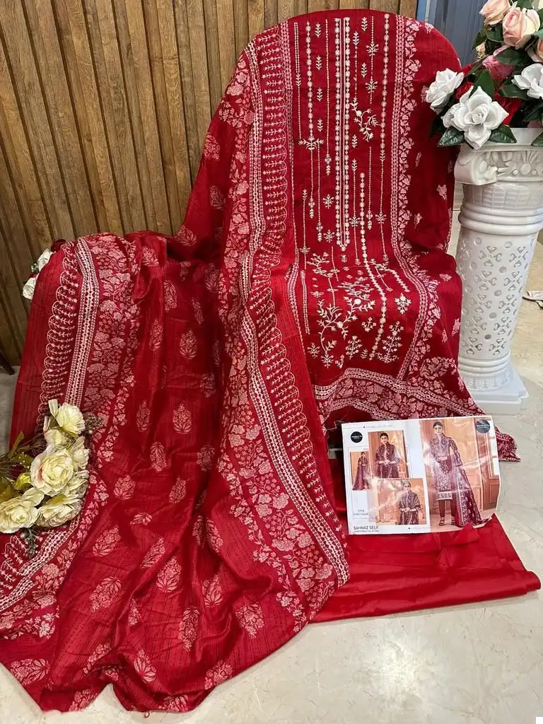 Mehboob Tex Design No 1109 Lawn Cotton Wholesale Pakistani Salwar Suit Catalog - Image 16