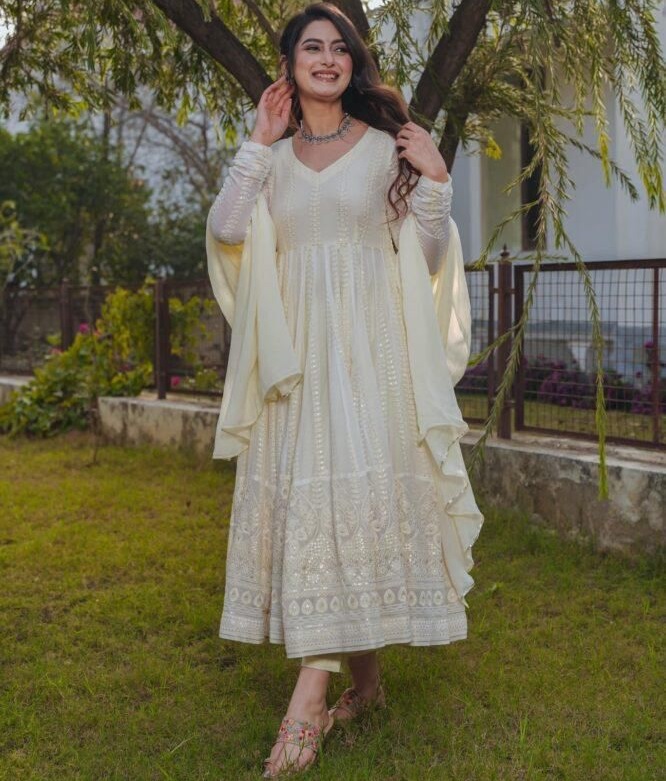 VE Classy Micro Cotton Wholesale Gown With Duppata Catalog