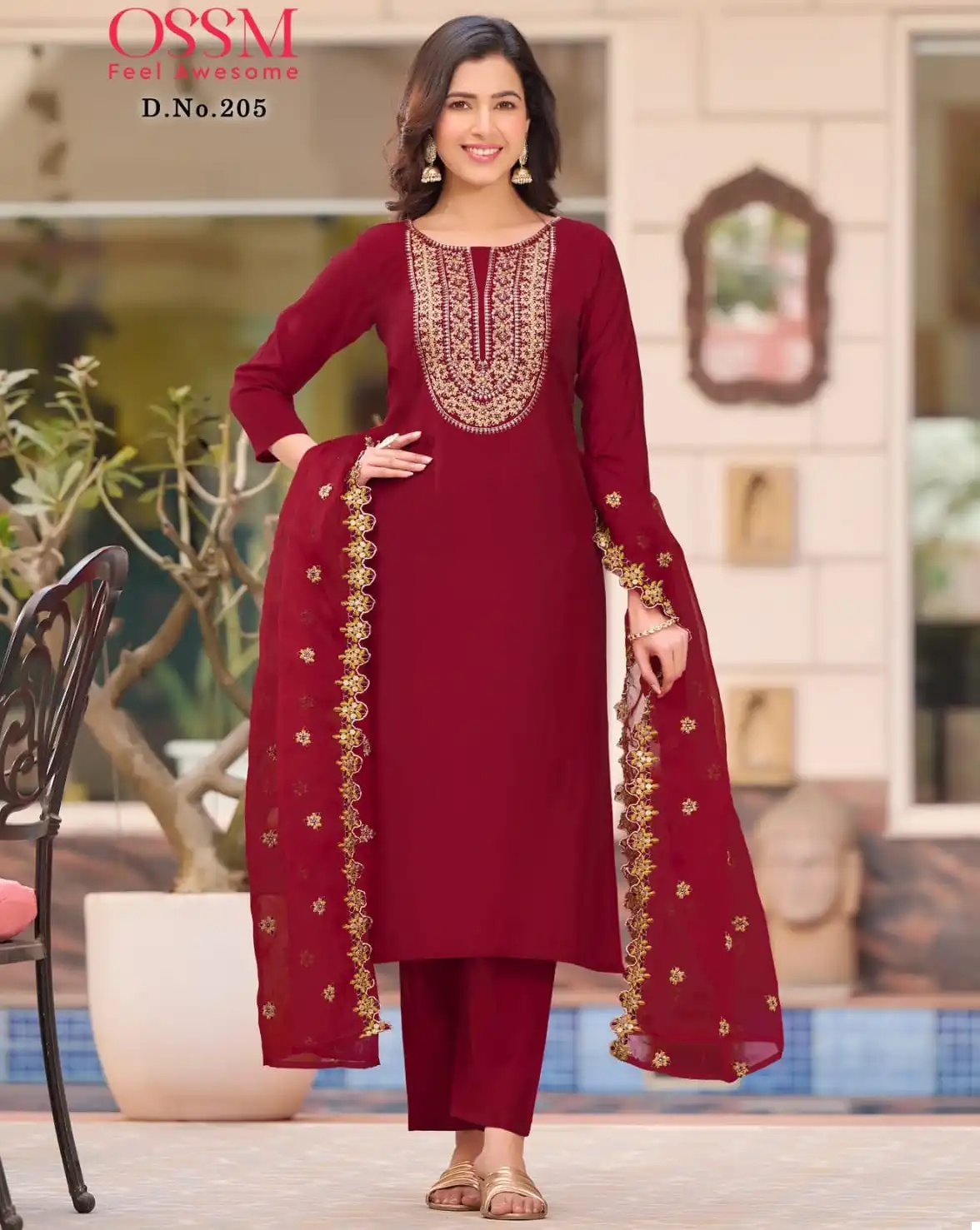 Ossm Festive Stories Vol 02 Viscose Roman Silk Wholesale Readymade Salwar Suit Catalog