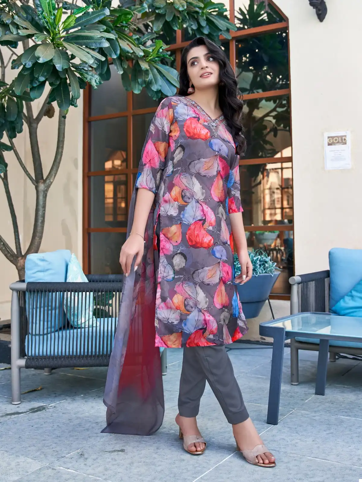 Parra Studio Megha Organza Digital Print Wholesale Readymade Salwar Suit Catalog - Image 5