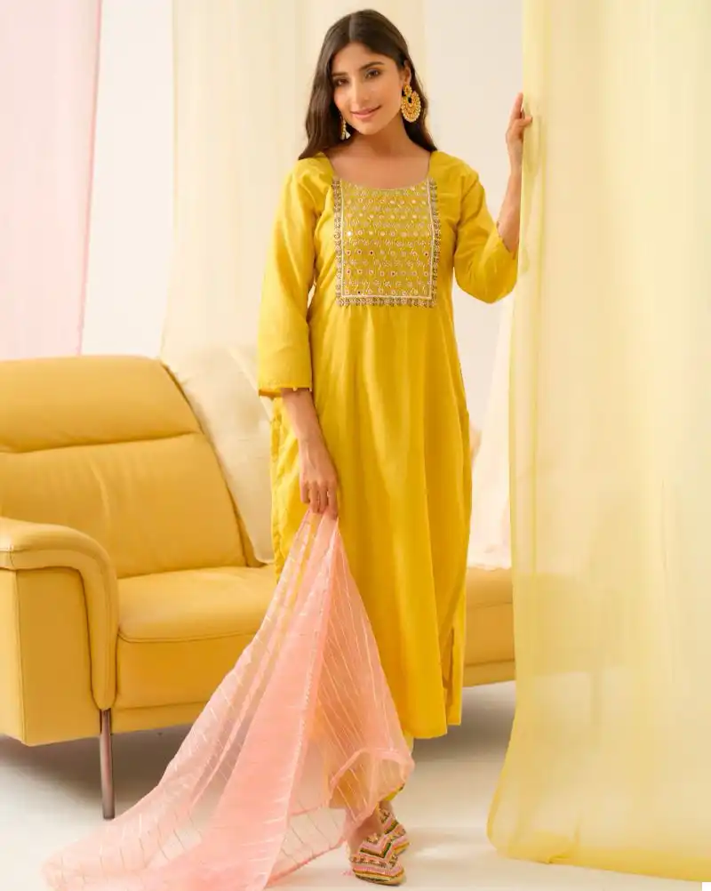 Psyna Muskan 2 Viscose Chanderi Wholesale Readymade Salwar Suit Catalog