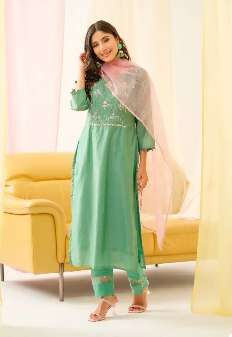 Psyna Muskan 2 Viscose Chanderi Wholesale Readymade Salwar Suit Catalog - Image 5