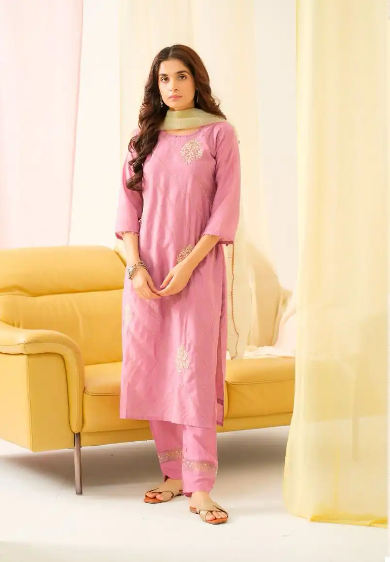 Psyna Muskan 2 Viscose Chanderi Wholesale Readymade Salwar Suit Catalog - Image 6