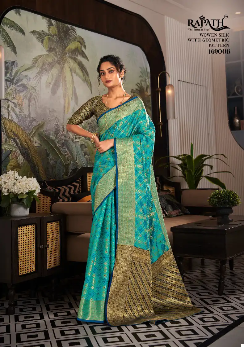 Rajpath Rangoon Soft Handloom Patola Wholesale Fancy Sarees Catalog - Image 3