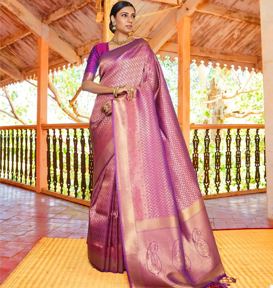 Rajtex Kandini Silk Pure Handloom Weaving Silk Wholesale Sarees Catalog