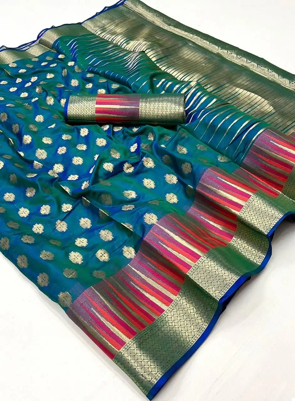 Rajtex Kodai Silk Handwoven Weaving Silk Wholesale Fancy Sarees Catalog - Image 11