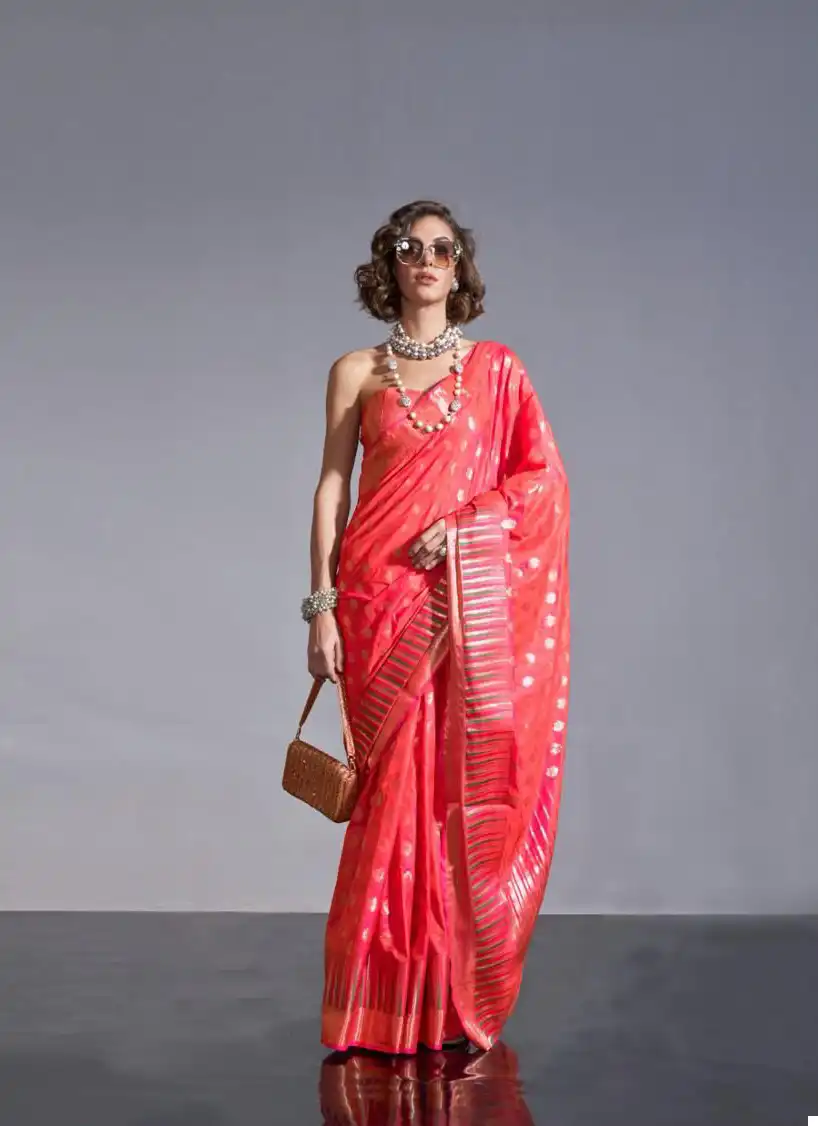 Rajtex Kodai Silk Handwoven Weaving Silk Wholesale Fancy Sarees Catalog - Image 4