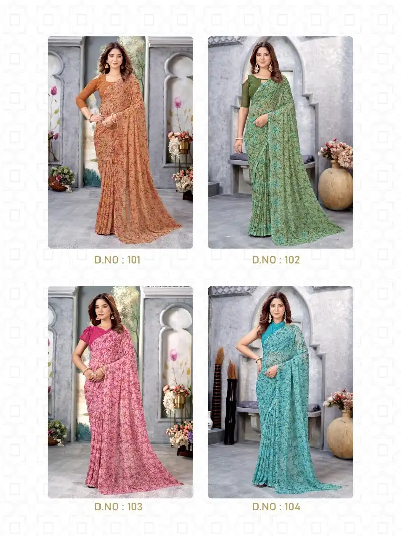 Roopa Boutique Zeeya Radhika Vol 1 Weight Less Wholesale Sarees Catalog - Image 5