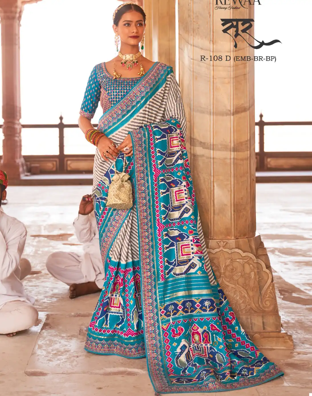 Rewaa Sur Silk Pure Smooth Silk Wholesale Patola Saree Catalog