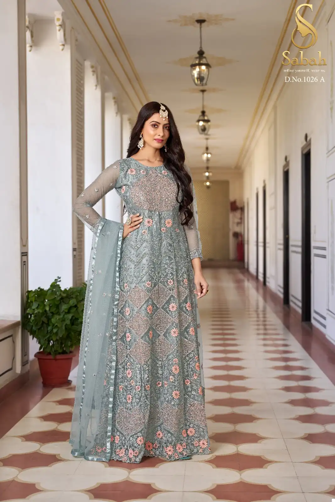 Sabah Simran Butterfly Net Wholesale Designer Salwar Suit Catalog - Image 3