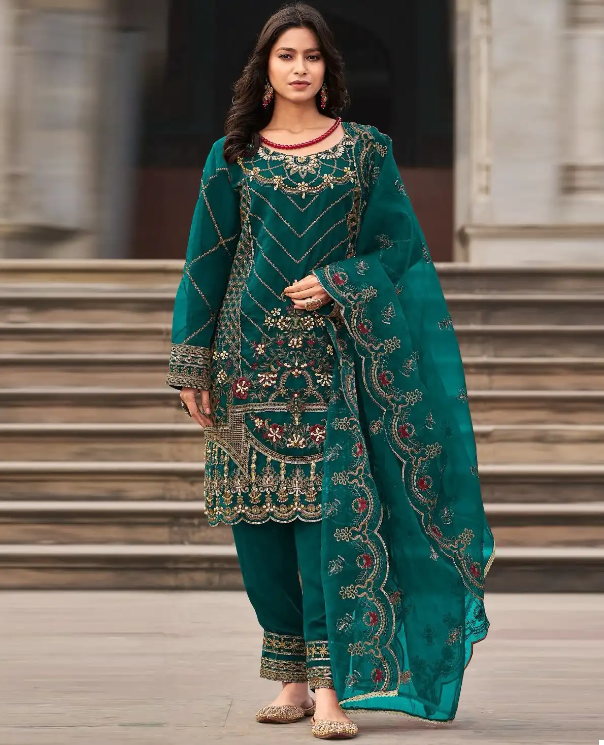 Shree Fab R 1172 Organza Wholesale Pakistani Readymade Salwar Suit Catalog