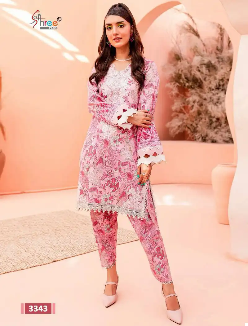 Shree Fabs Maria B Flora Vol 02 Pure Jam Cotton Print Wholesale Pakistani Salwar Suit Catalog