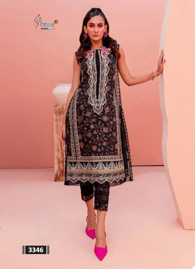 Shree Fabs Maria B Flora Vol 02 Pure Jam Cotton Print Wholesale Pakistani Salwar Suit Catalog - Image 3