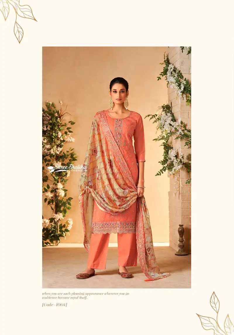 Shree Shalika Kaya Soft Organza Wholesale Designer Salwar Suit Catalog - Image 4