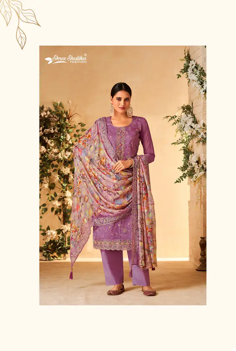 Shree Shalika Kaya Soft Organza Wholesale Designer Salwar Suit Catalog - Image 6