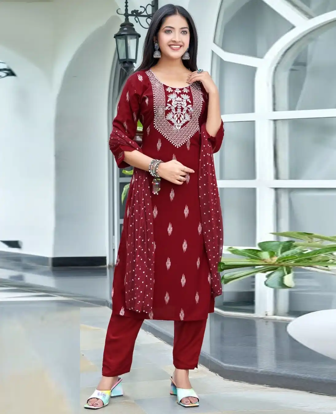 Smylee Lily Heavy Rayon Jacord Wholesale Readymade Salwar Suit Catalog
